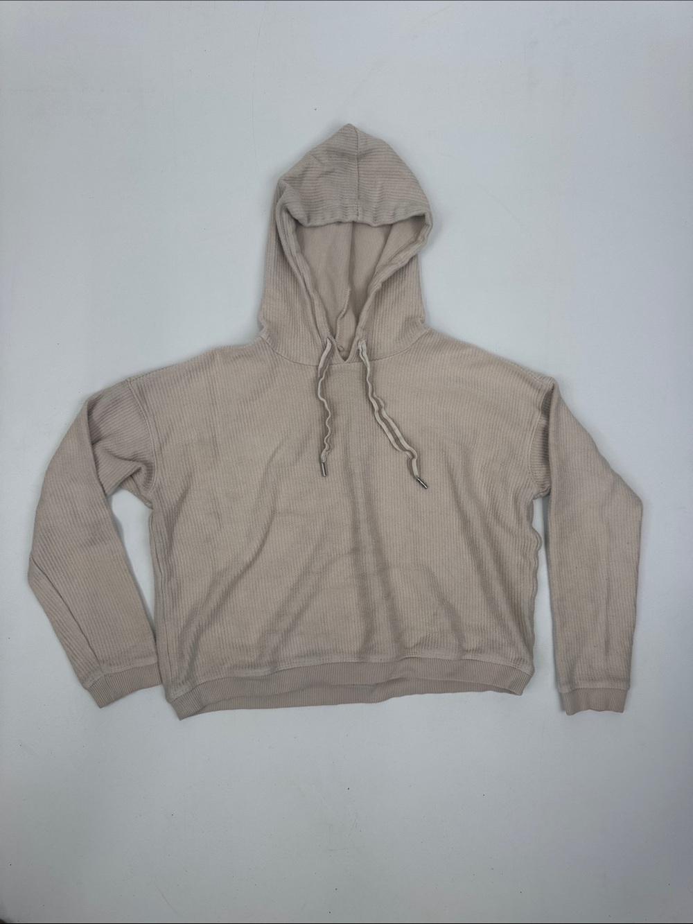 Aerie Corded cropped hoodie cotton size Small